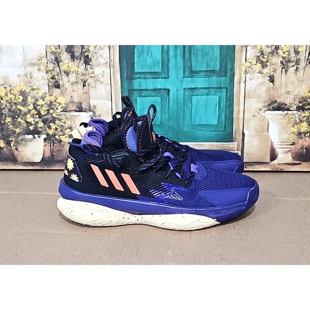 Adidas Dame 8 Honoring Black  Basketball Shoe GZ4626 Mens Size 7.5